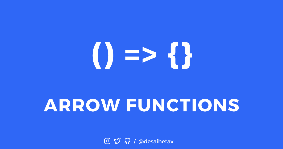 JavaScript Arrow Functions